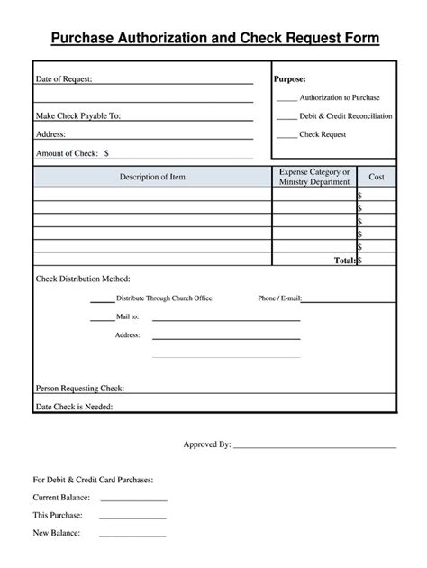 Blank Church Financial Forms Fill Online Printable