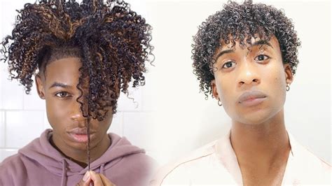Easy curly hair routine for black men 2020 | krloverboa. $20 Curly Hair Routine Challenge Ft. Kxdsheldy - YouTube