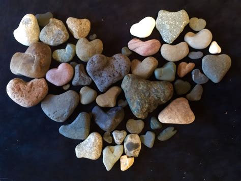 Heart ♥ Rocks Heart Shaped Rocks Heart Art Heart In Nature