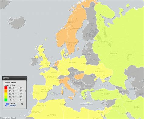 Erect Penis Sizes Compared Across The World Daily Mail Online