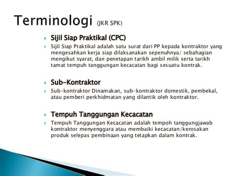 The new borang jkr a (rev. SPK JKR Malaysia: Terminologi