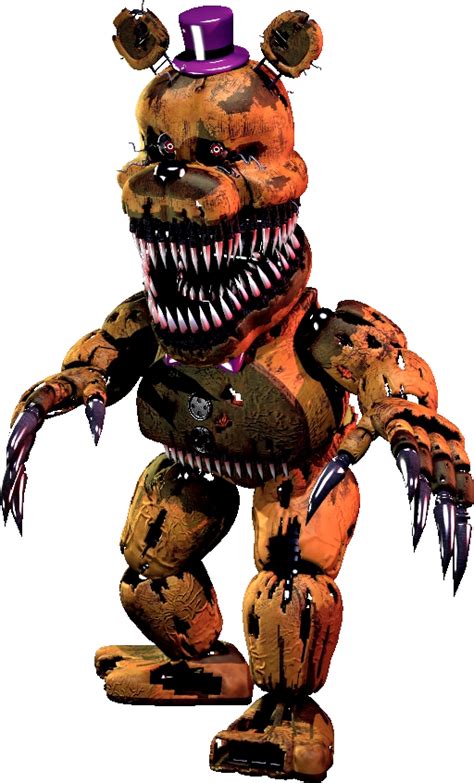 Nightmare Fredbear Render By Lazerfacechaser On Deviantart