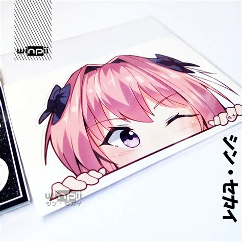 Jual Stiker Ngintip Peeking Sticker Astolfo Anime Fate Apocrypha Shopee Indonesia