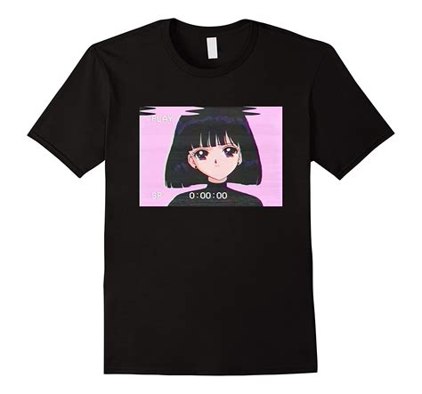 Maybe you would like to learn more about one of these? Sad Girl Retro Japanese Anime Vaporwave T-Shirt-RT ...