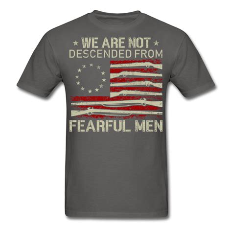 We Are Not Descended From Fearful Men 2a Mens T Shirt Tcshirt