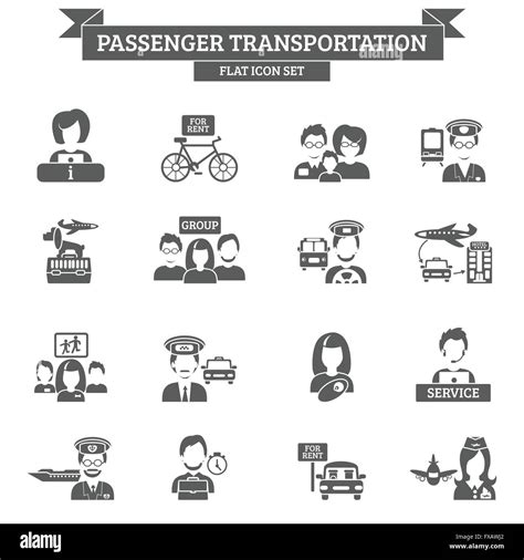 Passenger Transportation Icon Stock Vector Image And Art Alamy