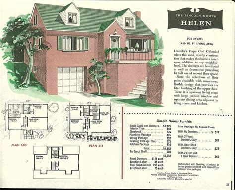 Factory Built Houses 28 Pages Of Lincoln Homes From 1955 Retro