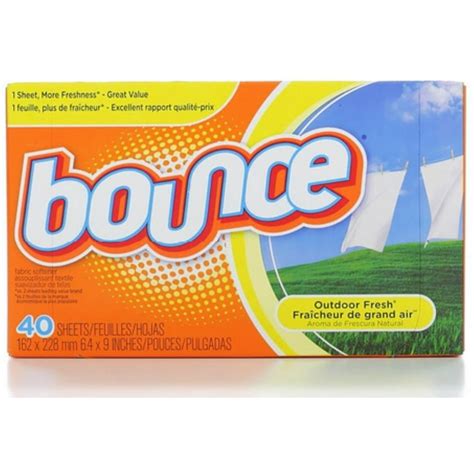 Bounce Fabric Softener Sheets Outdoor Fresh 40 Ea Pack Of 3