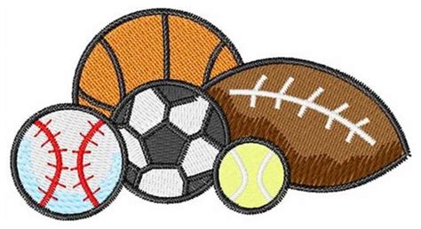 Sports Balls Embroidery Designs Machine Embroidery Designs At