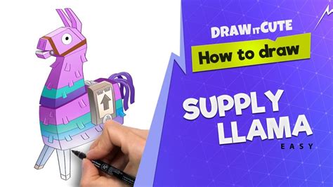 Grab your paper, ink, pens or pencils and lets get step by step beginner drawing tutorial of the supply llama in fortnite. How To Draw A Llama Fortnite Easy | Free V Bucks Glitch Ps4 Season 6