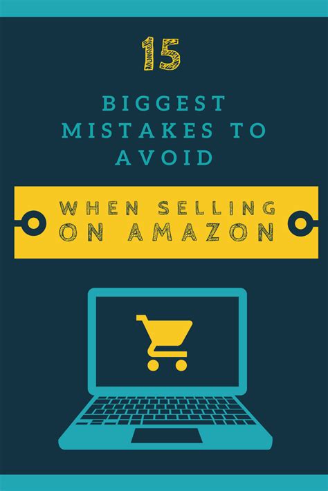 Top 15 Biggest Mistakes To Avoid When Selling On Amazon Amazon Seo Online Marketing Social