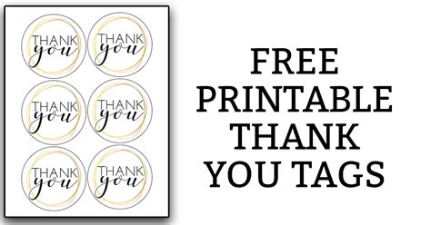 To print out the free printable thank you tags template stickers. Printable Thank You Tags FB - Mom Envy
