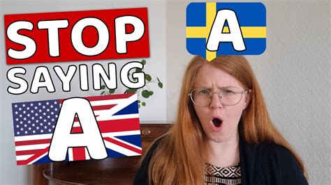 Sounds Like A Swede Vowel A Long And Short Sounds Master Swedish Pronunciation Youtube