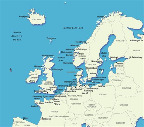 Northern Europe Cruise Ports