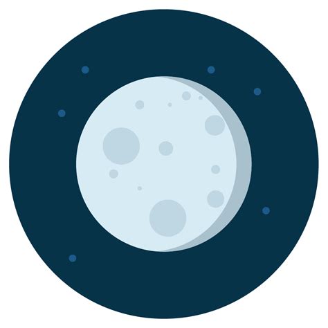 Moon Vector Icon At Collection Of Moon Vector Icon