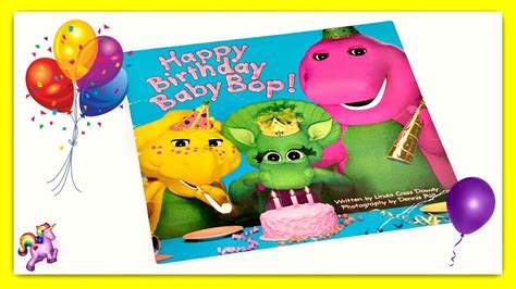Barney Happy Birthday Baby Bop Read Aloud Storybook For Kids
