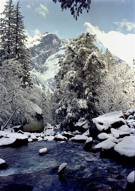 Merced River Winter Yosemite Photograph By John Wolf Fine Art America