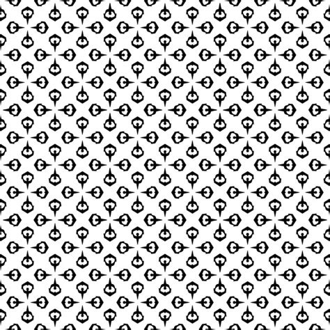 Premium Vector Black And White Seamless Pattern Texture Greyscale Ornamental Graphic Design