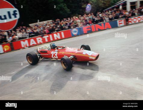 Ferrari Jacky Ickx 1968 Belgian Grand Prix Stock Photo Alamy