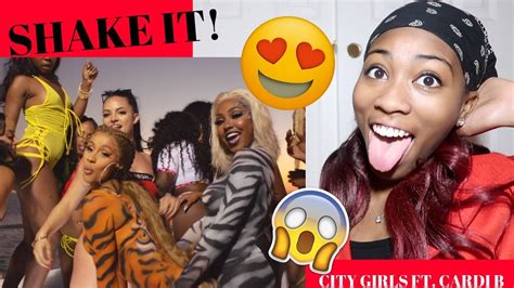 City Girls Twerk Ft Cardi B Official Music Video Reaction Youtube