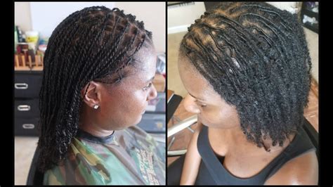 Two Strand Twist Loc Journey 1st Day To 7 Months Youtube