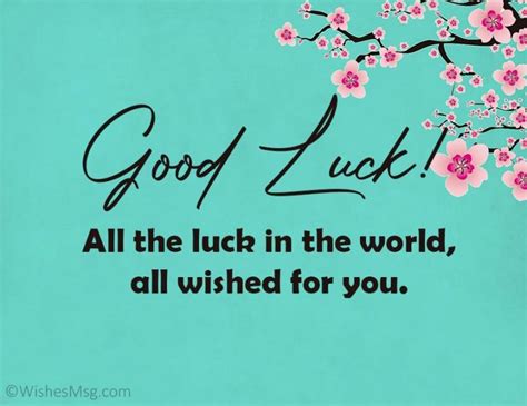 Good Luck Wishes Messages And Quotes