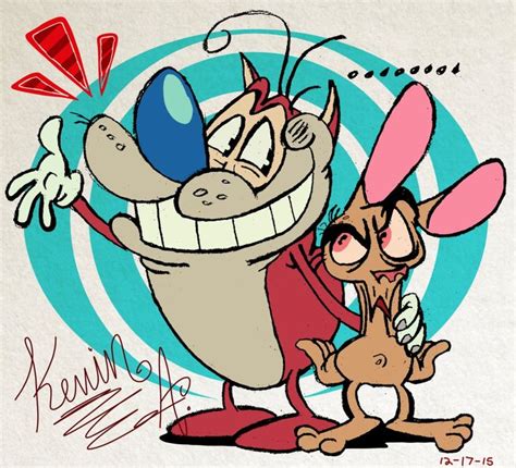 Ren And Stimpy By Eeyorbstudios On Deviantart Retro Cartoons Classic
