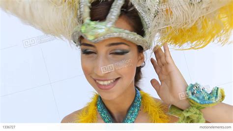 latin brazilian samba brazil carnaval rio de janeiro sexy girls dance joy show stock video