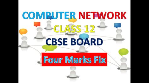 Computer Network Chapter 4 Marks Question For Cbse Class 12 Youtube