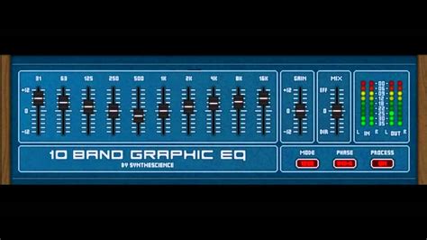 10 Band Graphic Eq Acoustic Guitar By Synthescience Youtube