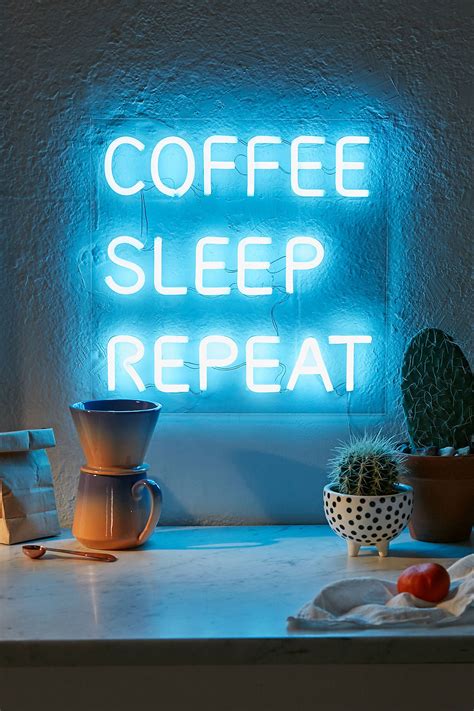 You can easily compare and choose from the 10 best led signs for you. Coffee, Sleep, Repeat LED Neon Sign (With images) | Led ...