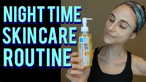 My Nightime Skin Care Routine With Hada Labo Cleansing Oil 🙆💦 Youtube