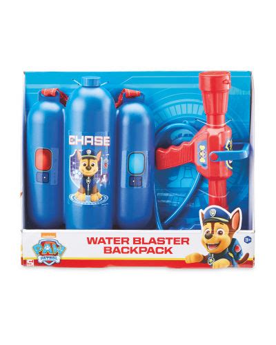 Paw Patrol Water Blaster Backpack Aldi Uk