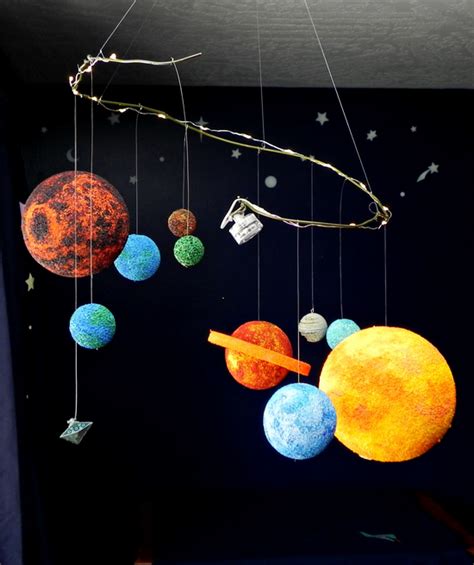 Solar system mobile craft activity. Star Wars Planet Mobile | Fun Family Crafts