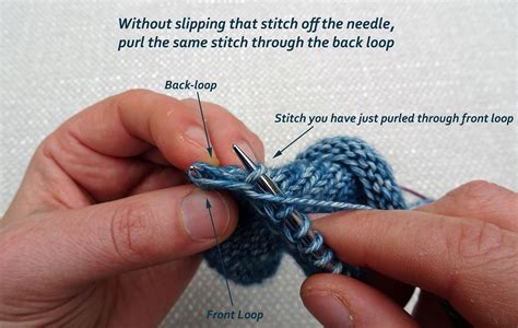 How To Knit Front And Back Kfb And Purl Front And Back Pfb Jo Creates