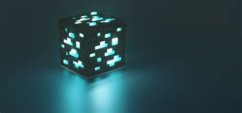 4k I Made A Render Of A Diamond Block In Blender Thoughts Rminecraft