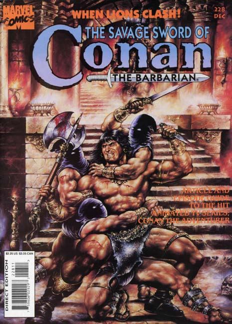 The Savage Sword Of Conan Volume 1 Number 228 Marvel Comics
