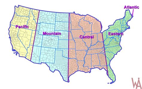 Us Time Zone Map Us Time Zone Map Gis Geography Sharp Francis