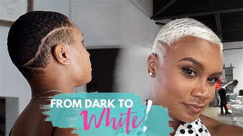 Include yellow ombre to your blonde hair for a more exquisite look. How I Dye My Hair White & Mistakes To Avoid! - YouTube