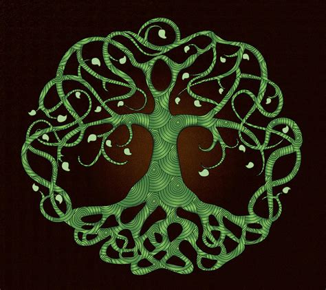 Celtic Tree Of Life Digital Art By Serena King Pixels