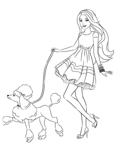 Barbie Puppy Coloring Page - 349+ Best Quality File