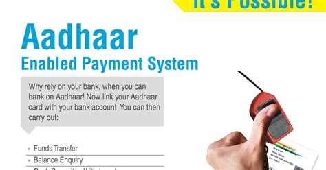 Aeps Aadhaar Enabled Payment System How To Transfer Money Using