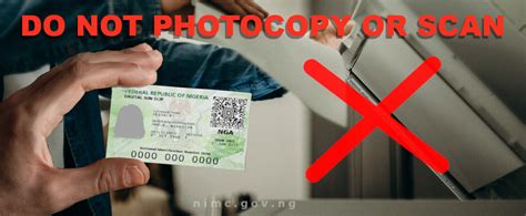 National Identity Management Commission Do Not Photocopy Or Scan