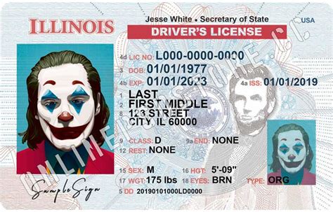 Free Illinois Drivers License Template Psd Honpat