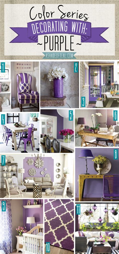 Color Series Decorating With Purple