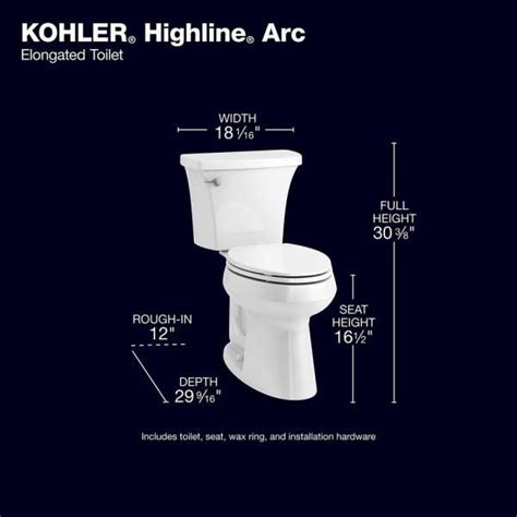 Kohler Highline Arc The Complete Solution 2 Piece 128 Gpf Single Flush