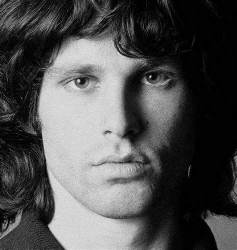 Jim Morrison Black And White Photo Portrait