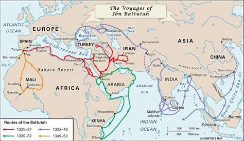 Onlmaps On Twitter Travel Infographic Ibn Battuta History