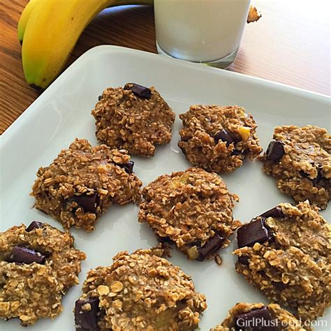 Add the oatmeal and stir with banana. Three Ingredient Banana Oatmeal Chocolate Chip Cookies ...