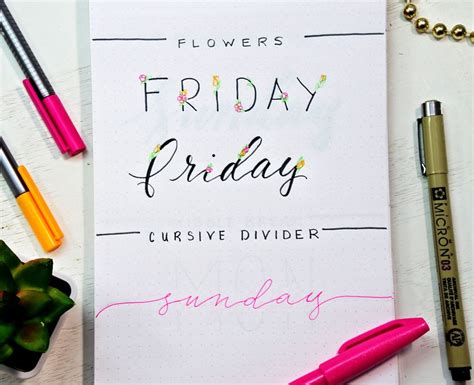 12 Bullet Journal Fonts Anyone Can Do ⋆ Sheena Of The Journal